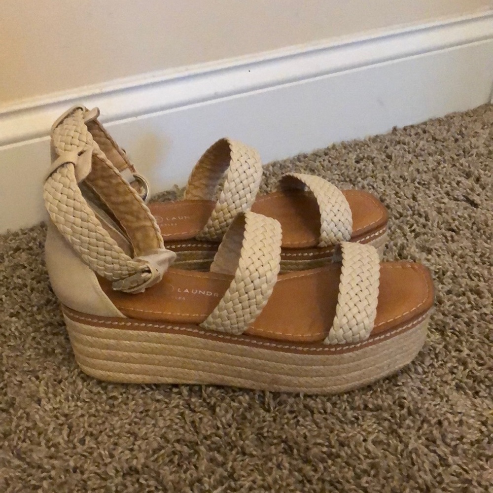 Chinese Laundry Espadrille Wedge Sandal - Never worn